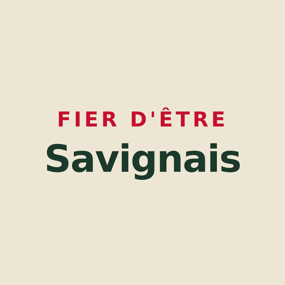 Tote bag « Fier d'être Savignais » — design pour Saint-Jean-de-Savigny