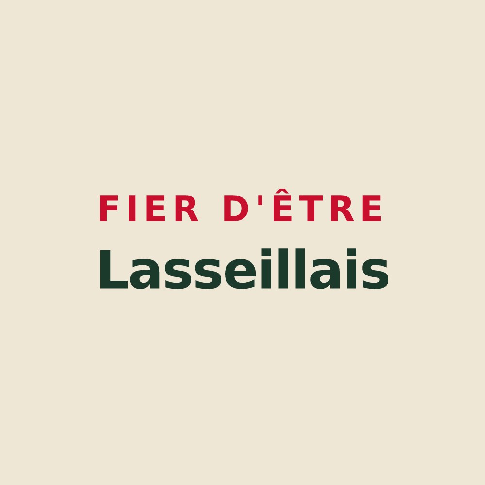 Tote bag « Fier d'être Lasseillais » — design pour Saint-Jean-Lasseille