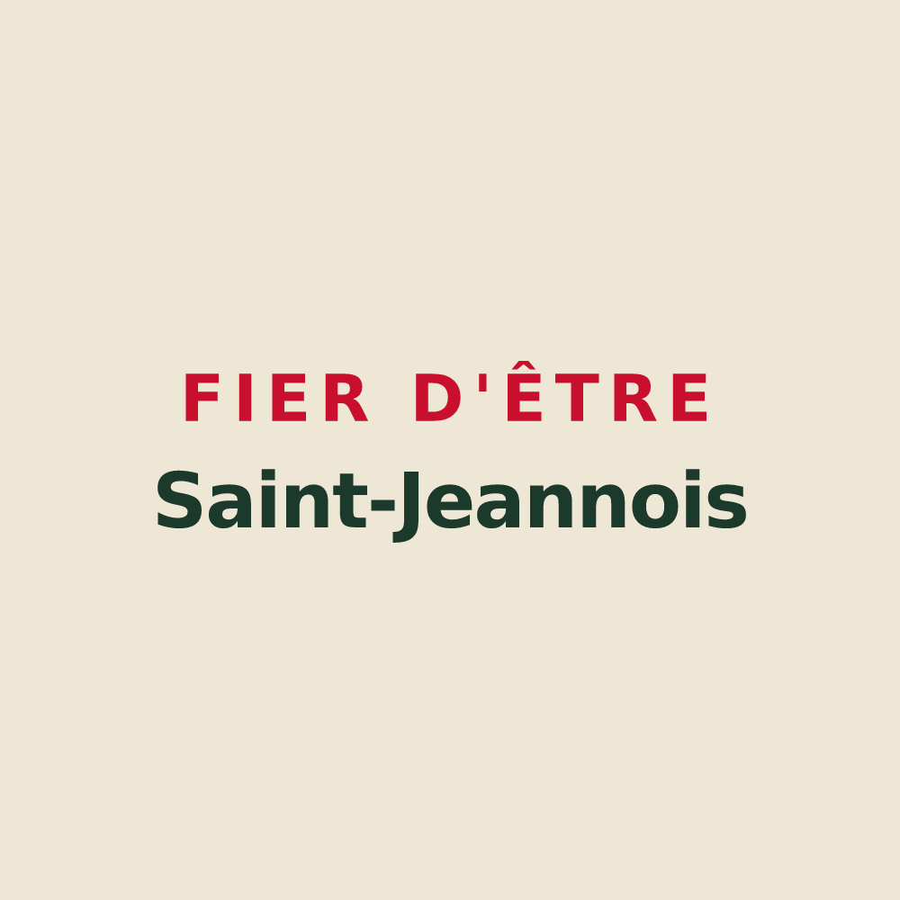 Tote bag « Fier d'être Saint-Jeannois » — design pour Saint-Jeannet