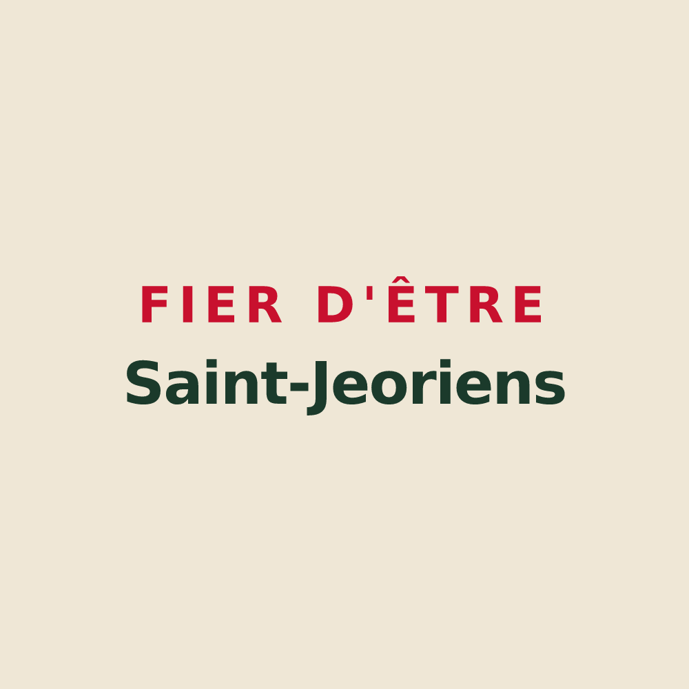 Tote bag « Fier d'être Saint-Jeoriens » — design pour Saint-Jeoire-Prieuré