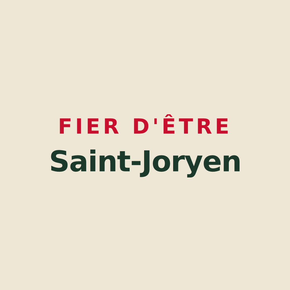 Tote bag « Fier d'être Saint-Joryen » — design pour Saint-Jory