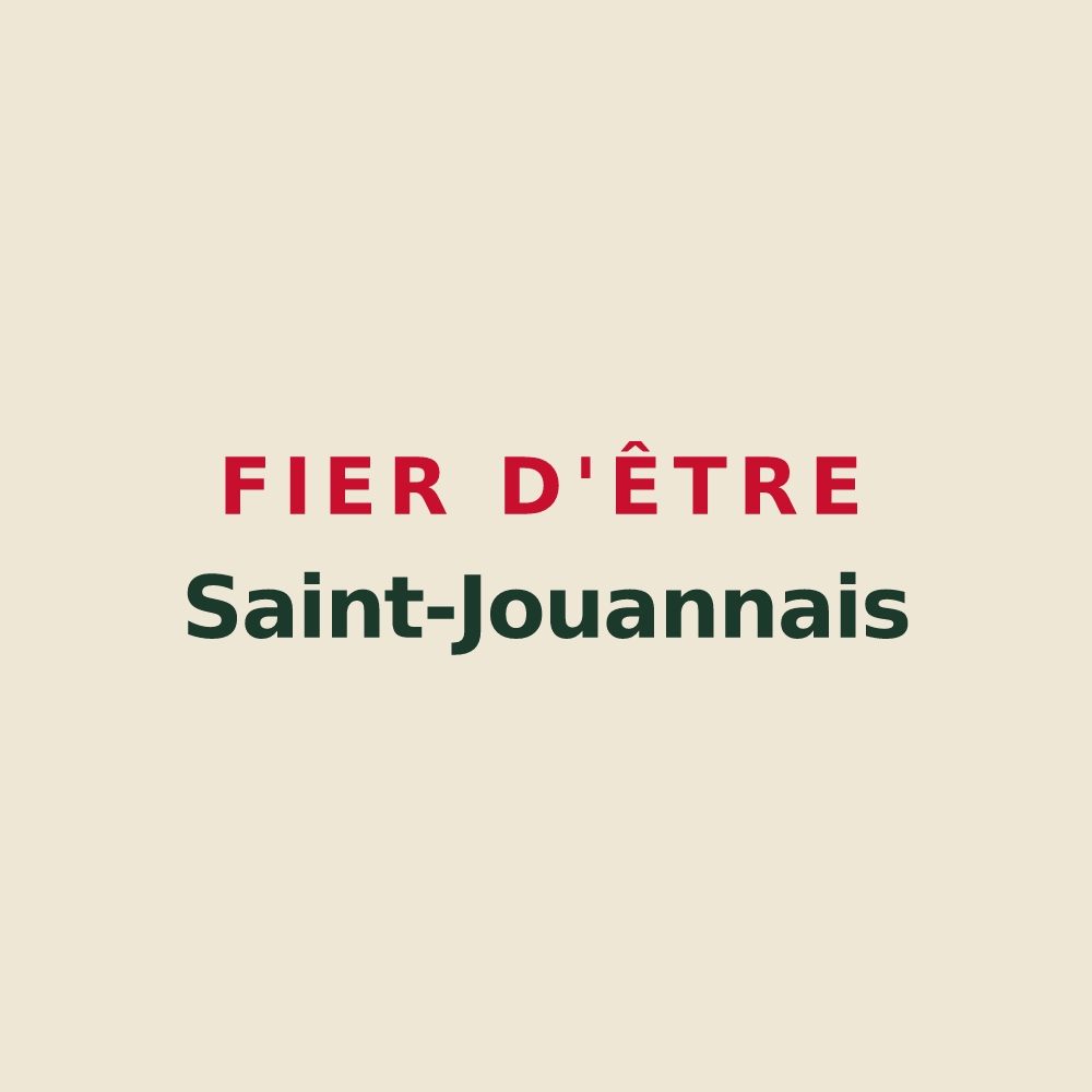 Tote bag « Fier d'être Saint-Jouannais » — design pour Saint-Jouan-de-l'Isle