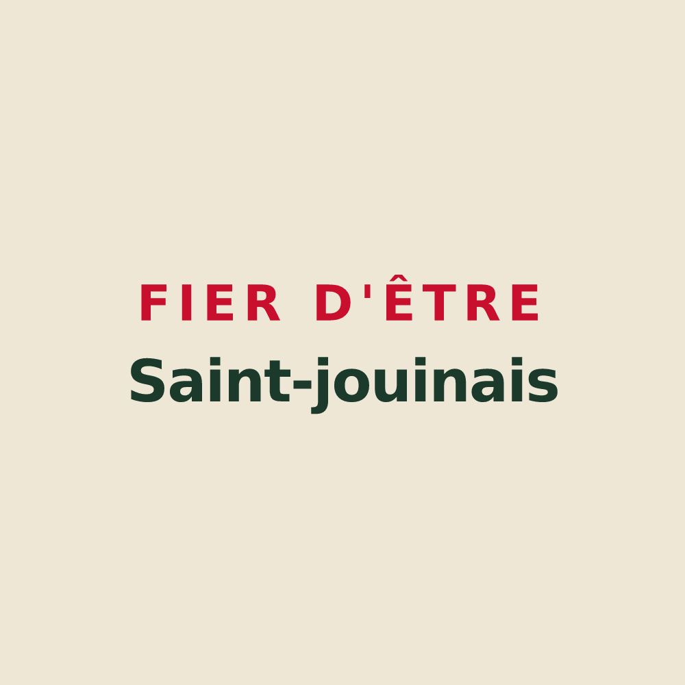 Tote bag « Fier d'être Saint-jouinais » — design pour Saint-Jouin-Bruneval