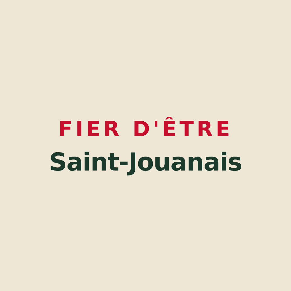 Tote bag « Fier d'être Saint-Jouanais » — design pour Saint-Jouin