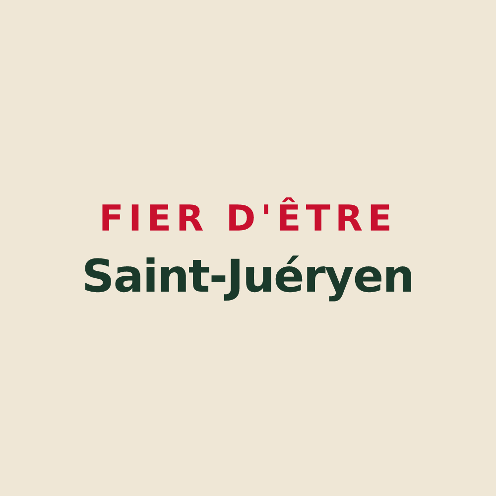 Tote bag « Fier d'être Saint-Juéryen » — design pour Saint-Juéry