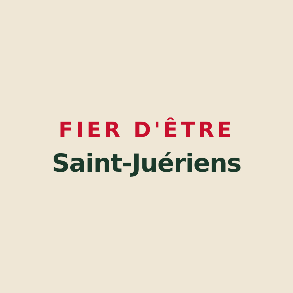 Tote bag « Fier d'être Saint-Juériens » — design pour Saint-Juéry