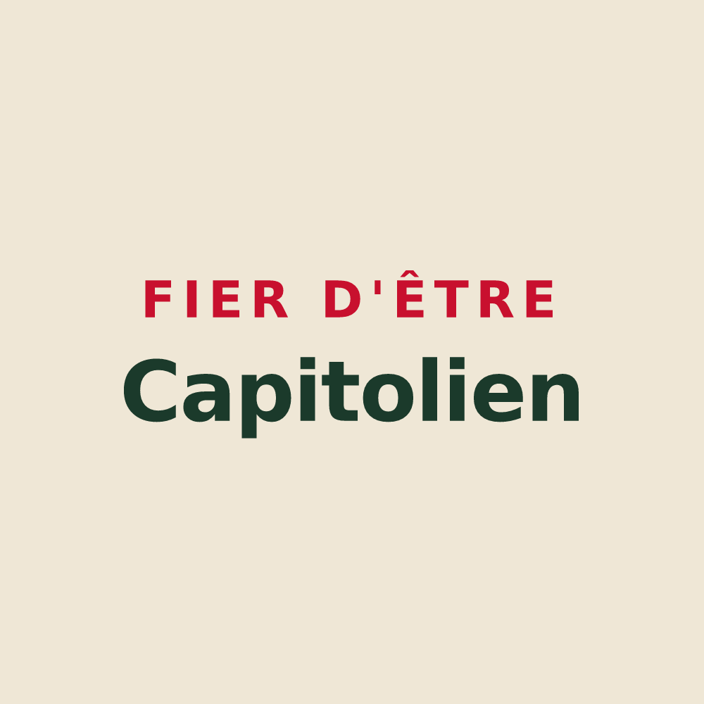 Tote bag « Fier d'être Capitolien » — design pour Saint-Julien-Chapteuil