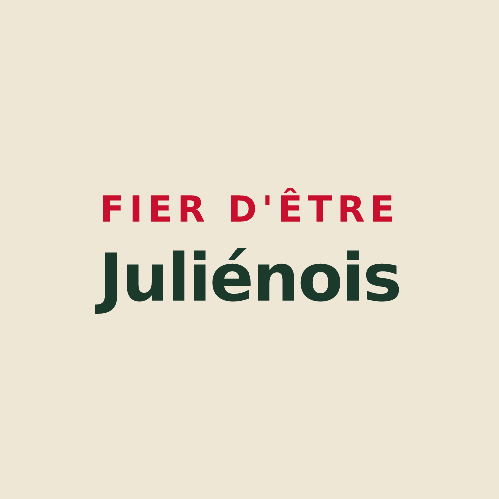 Tote bag « Fier d'être Juliénois » — design pour Saint-Julien-d'Oddes