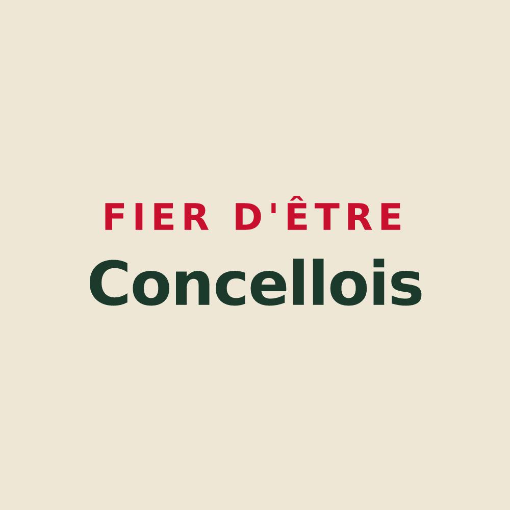 Tote bag « Fier d'être Concellois » — design pour Saint-Julien-de-Concelles