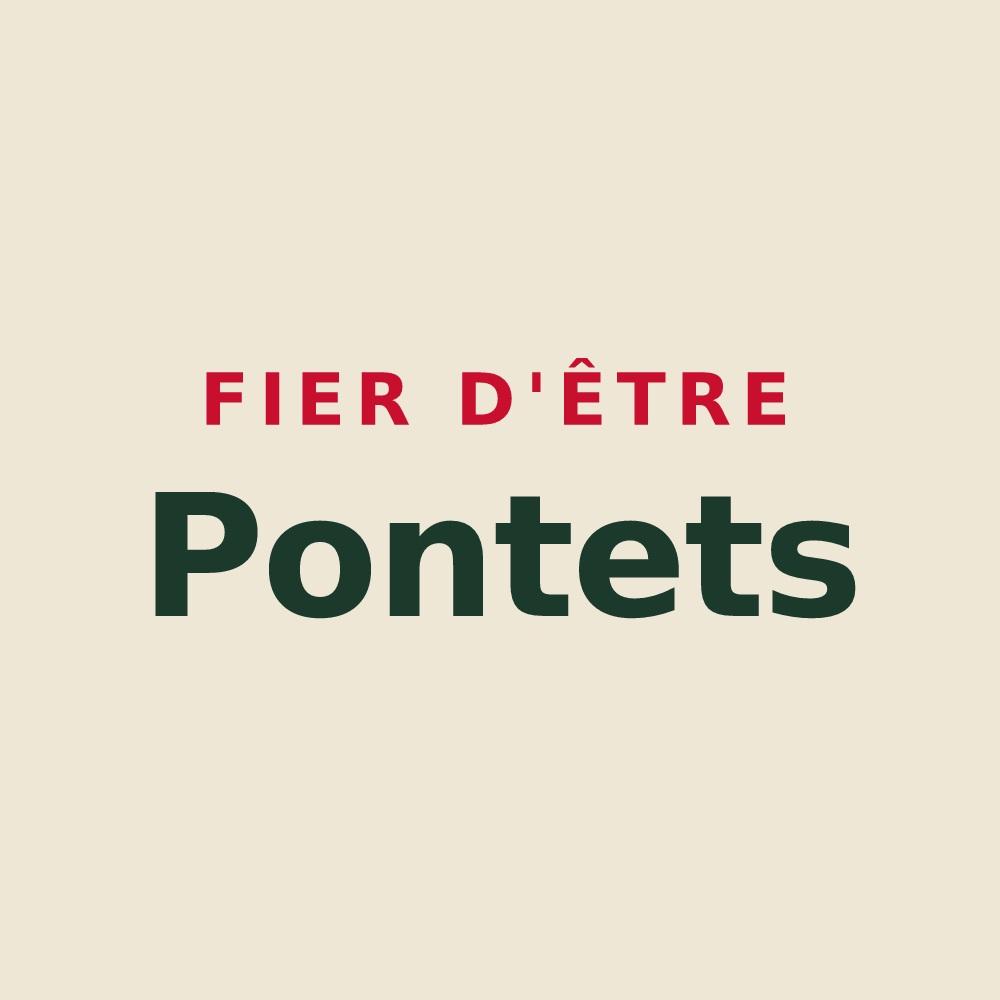 Tote bag « Fier d'être Pontets » — design pour Saint-Julien-des-Points