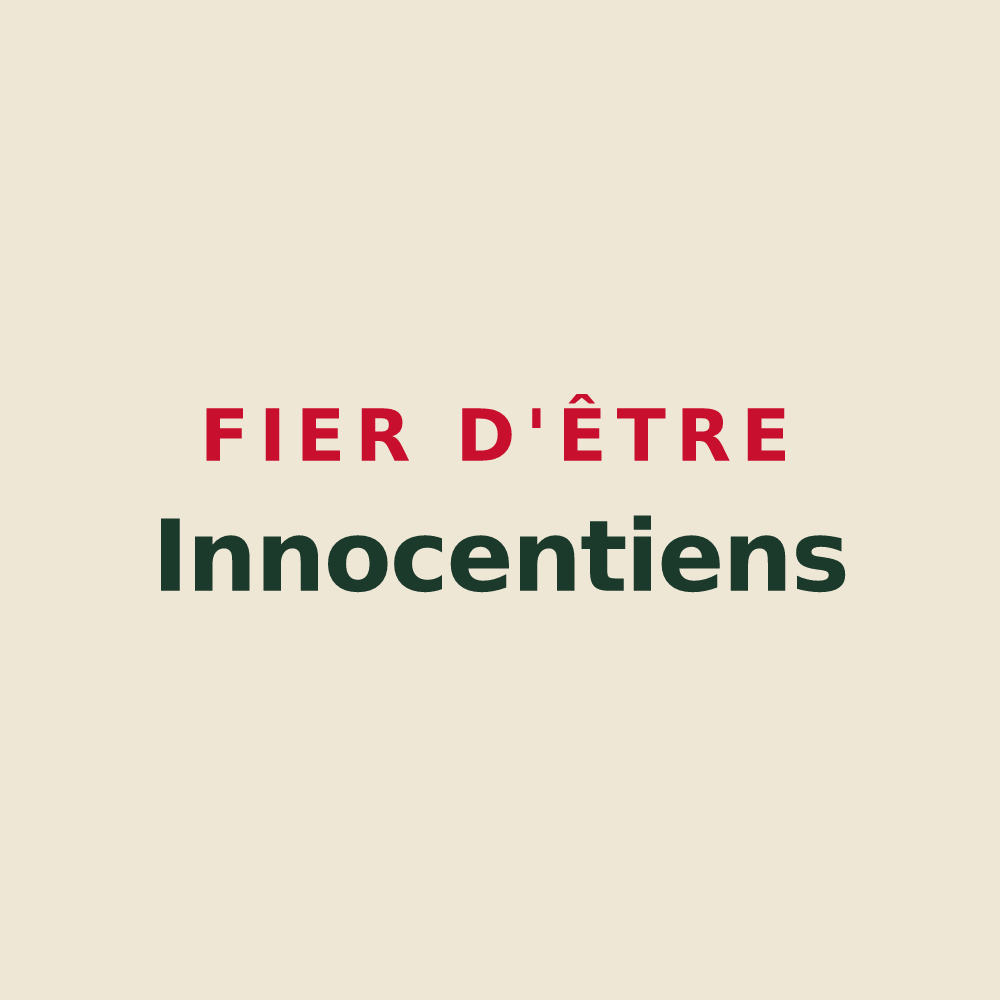 Tote bag « Fier d'être Innocentiens » — design pour Saint-Julien-Innocence-Eulalie