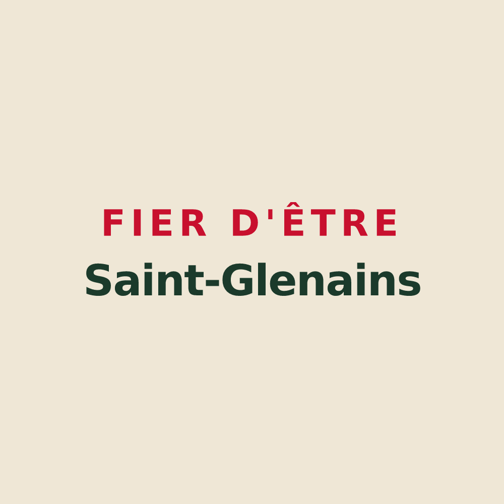 Tote bag « Fier d'être Saint-Glenains » — design pour Saint-Julien-Mont-Denis