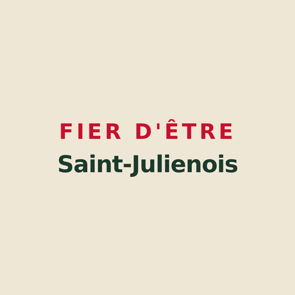 Tote bag « Fier d'être Saint-Julienois » — design pour Saint-Julien-sur-Garonne