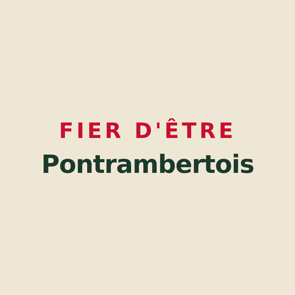 Tote bag « Fier d'être Pontrambertois » — design pour Saint-Just-Saint-Rambert