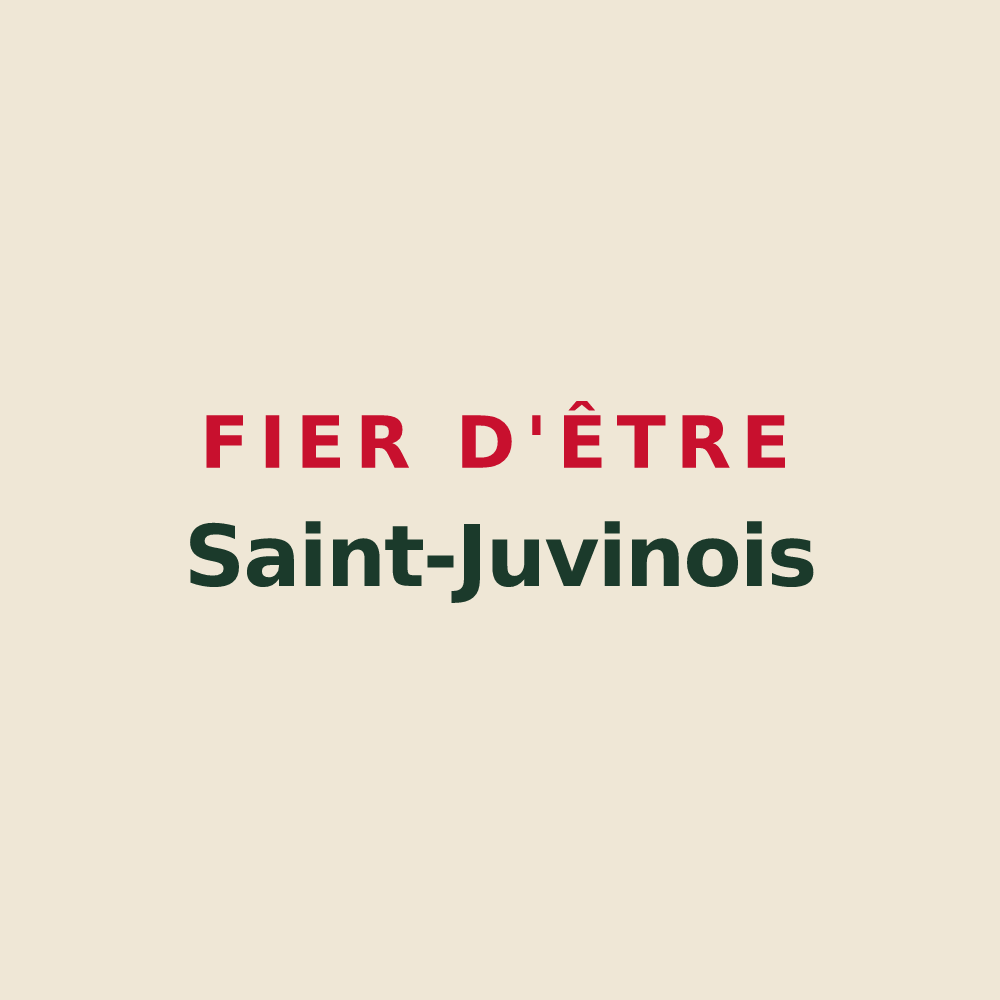 Tote bag « Fier d'être Saint-Juvinois » — design pour Saint-Juvin