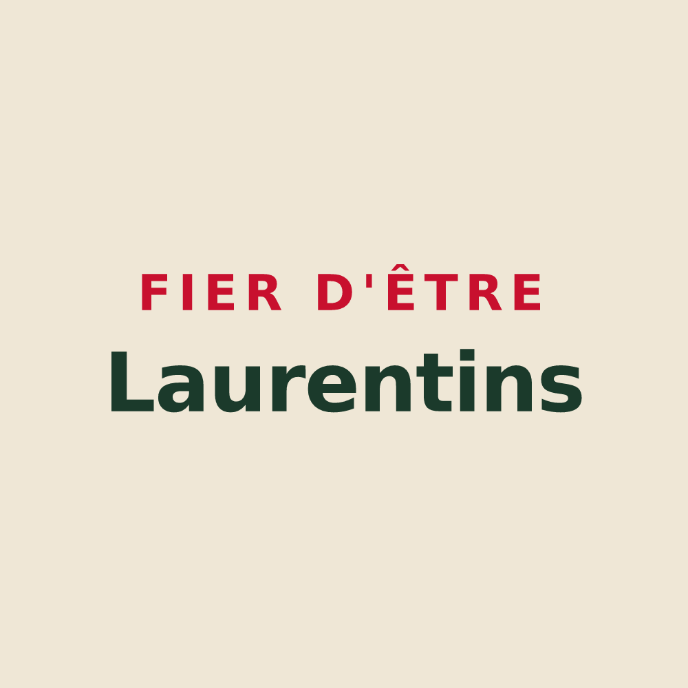 Tote bag « Fier d'être Laurentins » — design pour Saint-Laurent-de-la-Salanque
