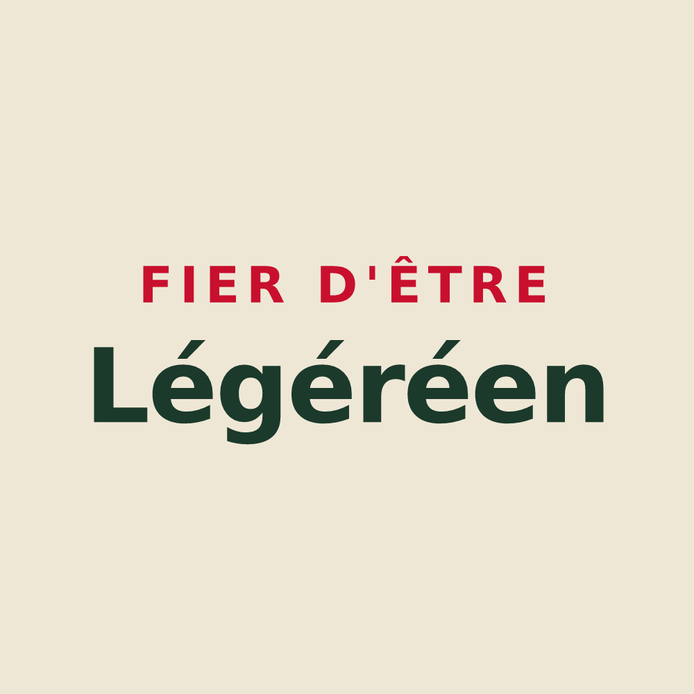 Tote bag « Fier d'être Légéréen » — design pour Saint-Léger