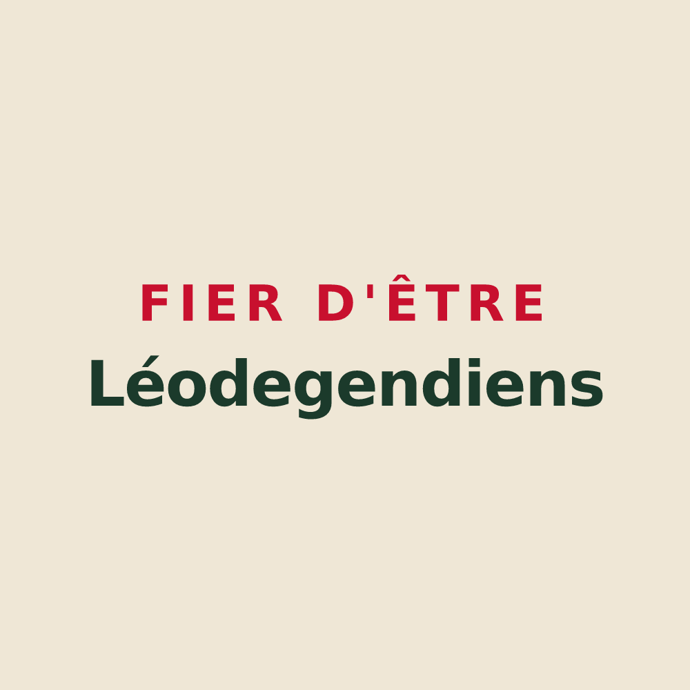 Tote bag « Fier d'être Léodegendiens » — design pour Saint-Léger