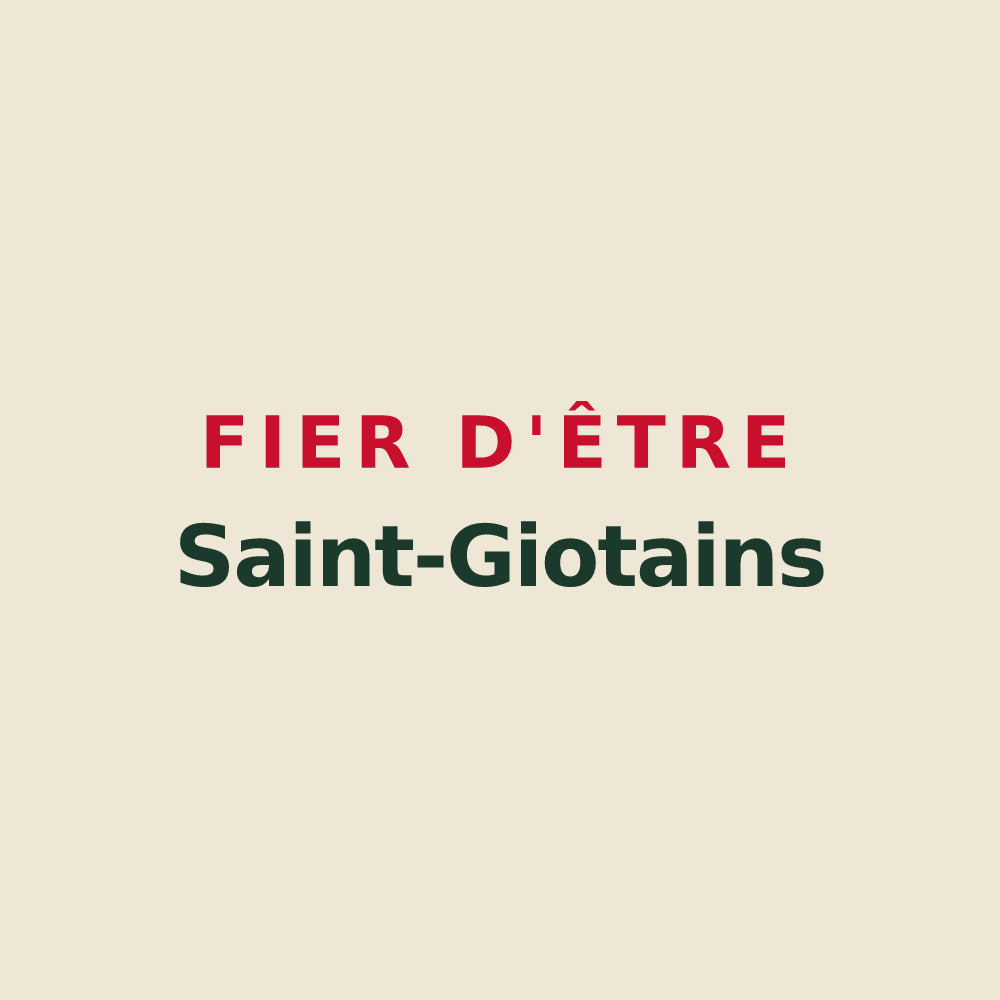 Tote bag « Fier d'être Saint-Giotains » — design pour Saint-Léger-aux-Bois