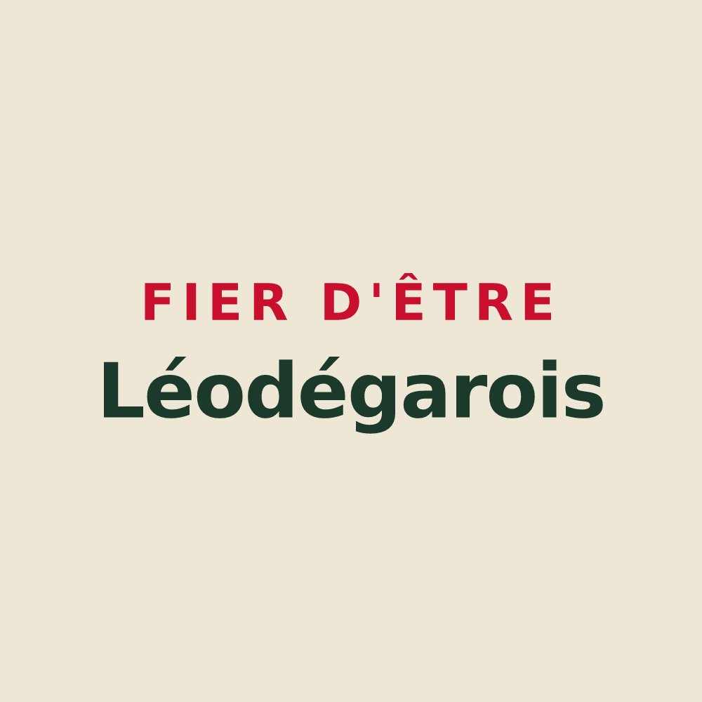 Tote bag « Fier d'être Léodégarois » — design pour Saint-Léger-de-Fougeret