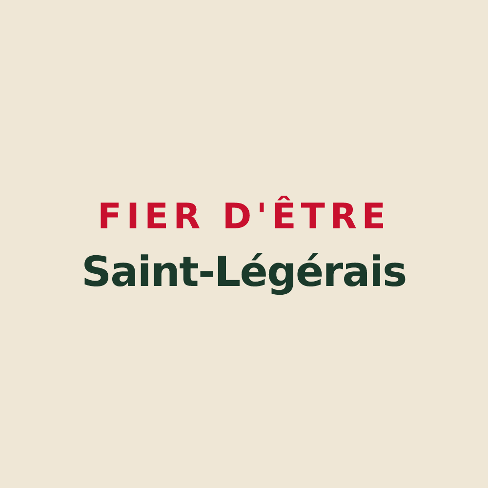 Tote bag « Fier d'être Saint-Légérais » — design pour Saint-Léger-de-Peyre