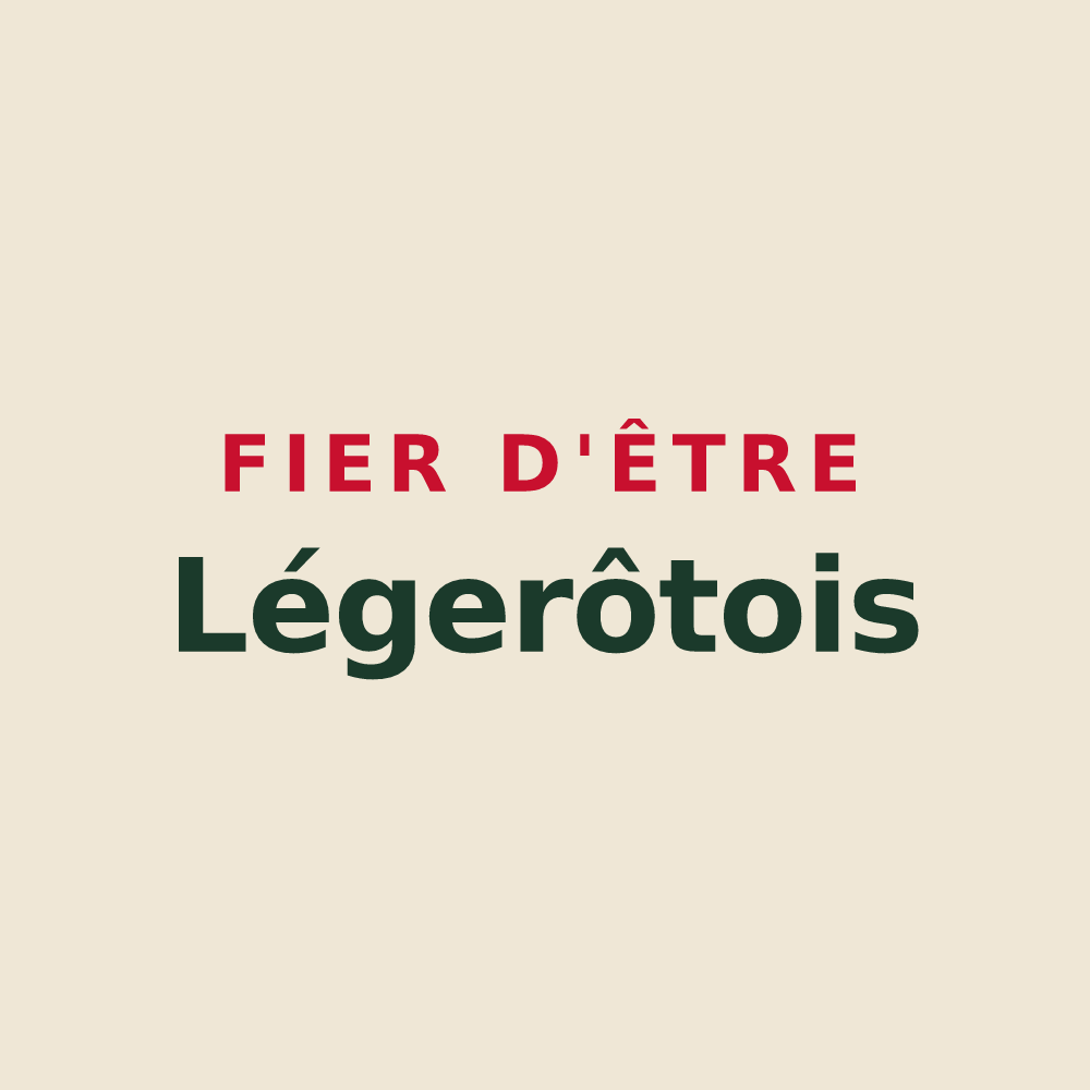 Tote bag « Fier d'être Légerôtois » — design pour Saint-Léger-de-Rôtes