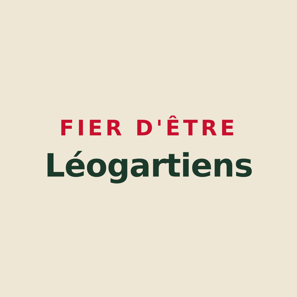 Tote bag « Fier d'être Léogartiens » — design pour Saint-Léger-des-Vignes