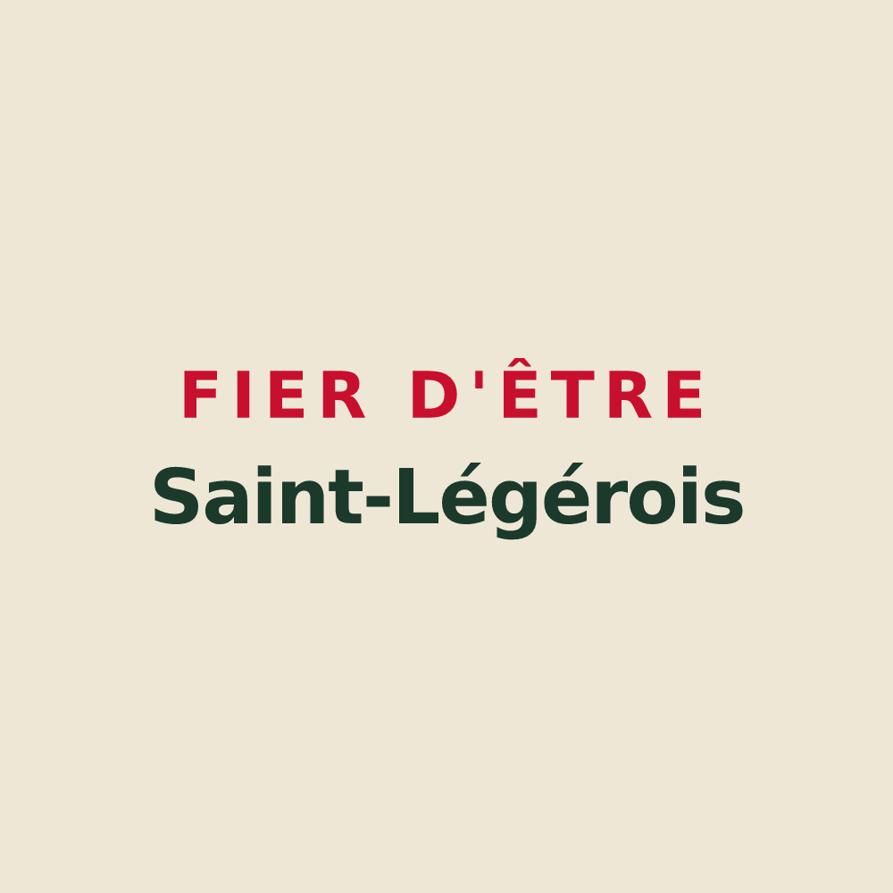 Tote bag « Fier d'être Saint-Légérois » — design pour Saint-Léger-du-Malzieu