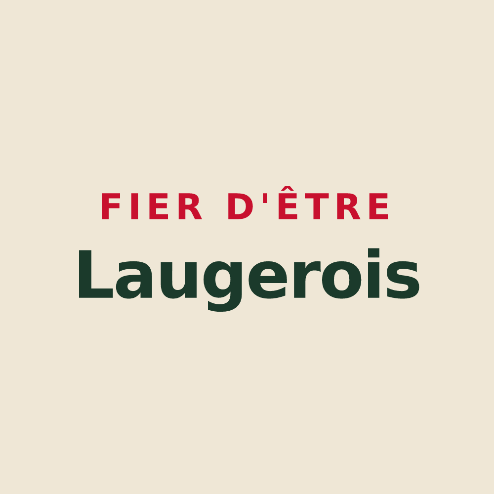 Tote bag « Fier d'être Laugerois » — design pour Saint-Léger-du-Ventoux