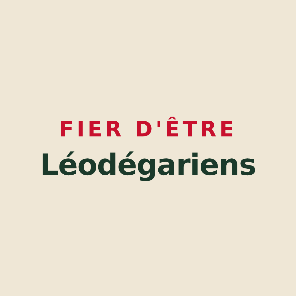 Tote bag « Fier d'être Léodégariens » — design pour Saint-Léger-en-Yvelines