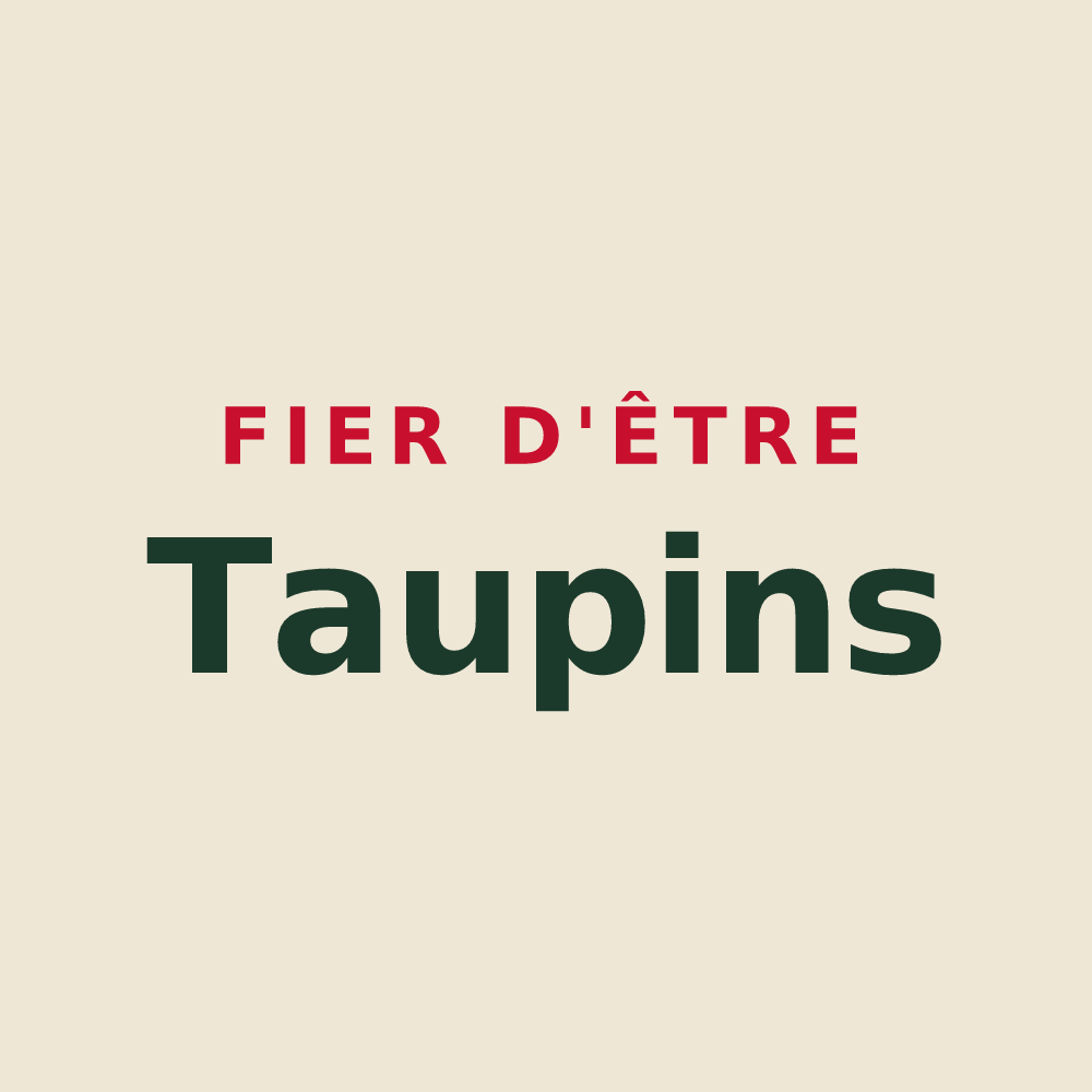 Tote bag « Fier d'être Taupins » — design pour Saint-Léger-près-Troyes