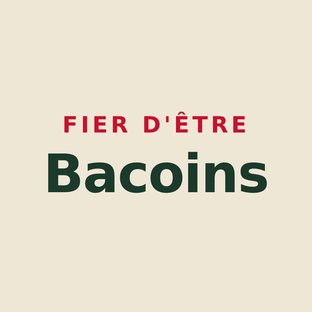 Tote bag « Fier d'être Bacoins » — design pour Saint-Léger-sous-Brienne