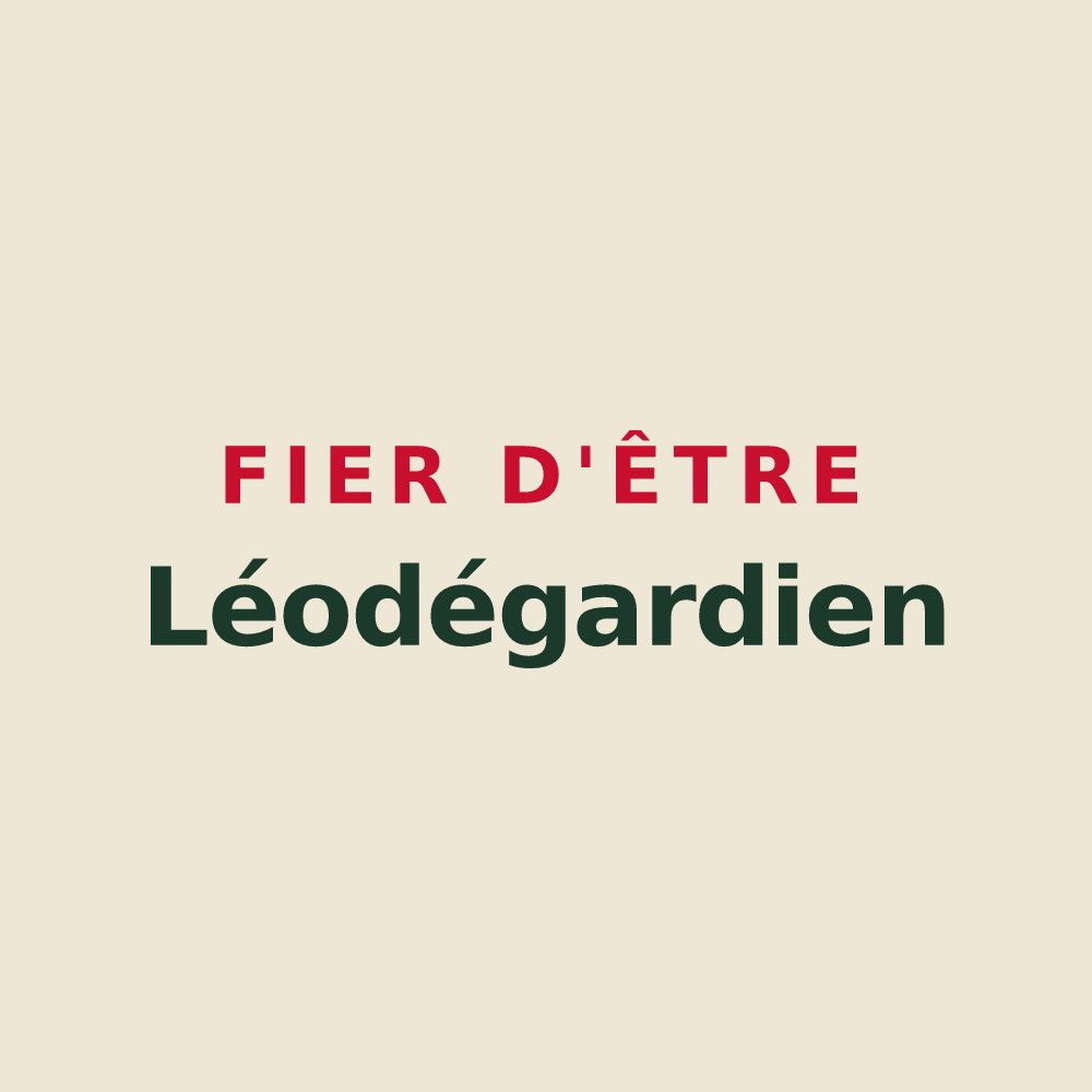 Tote bag « Fier d'être Léodégardien » — design pour Saint-Léger-Vauban