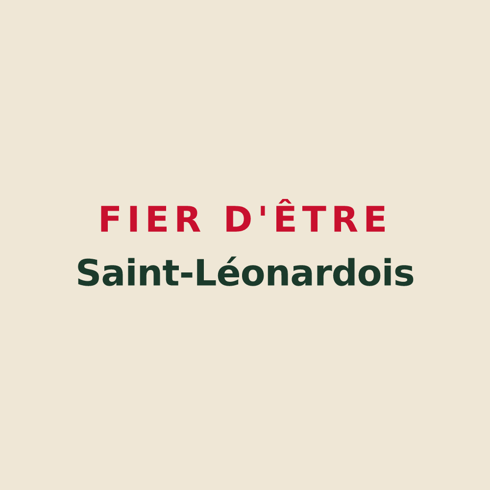 Tote bag « Fier d'être Saint-Léonardois » — design pour Saint-Léonard
