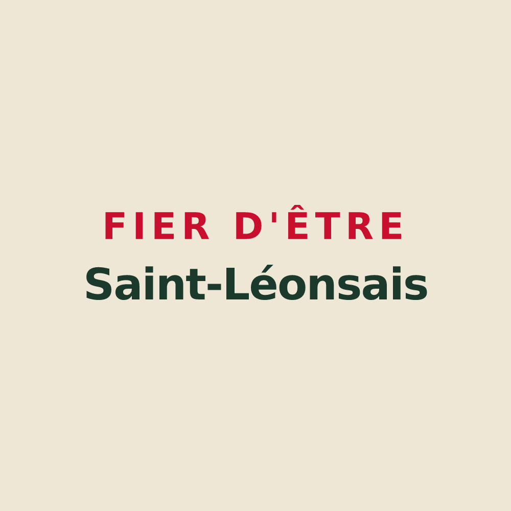 Tote bag « Fier d'être Saint-Léonsais » — design pour Saint-Léons
