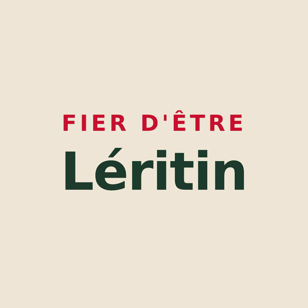 Tote bag « Fier d'être Léritin » — design pour Saint-Léry