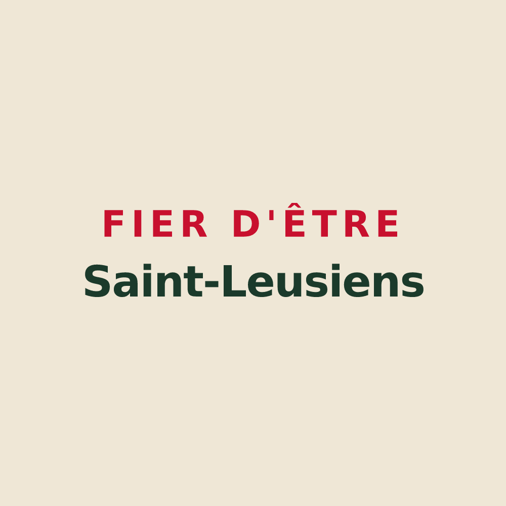 Tote bag « Fier d'être Saint-Leusiens » — design pour Saint-Leu
