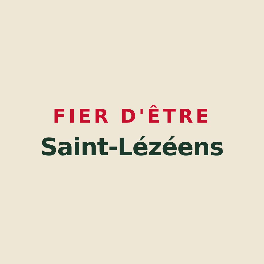 Tote bag « Fier d'être Saint-Lézéens » — design pour Saint-Lézer