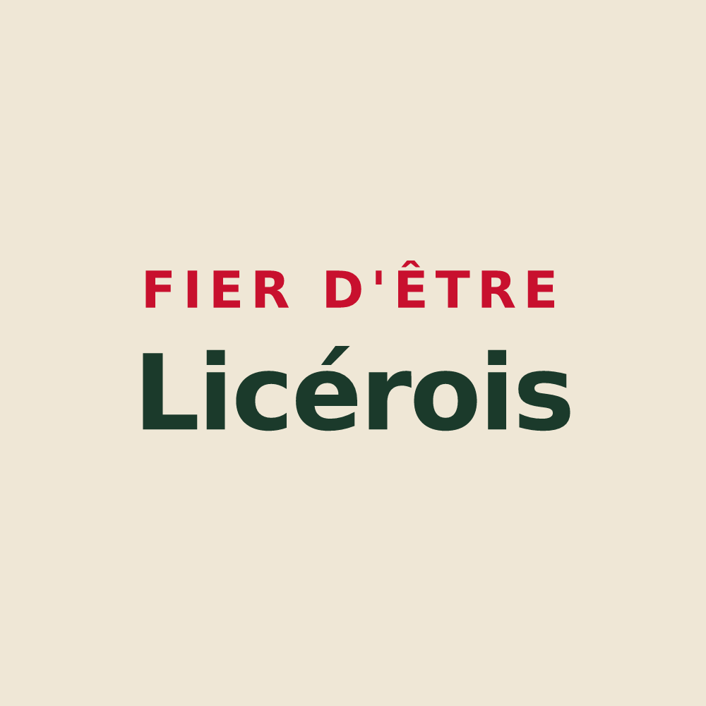 Tote bag « Fier d'être Licérois » — design pour Saint-Lizier