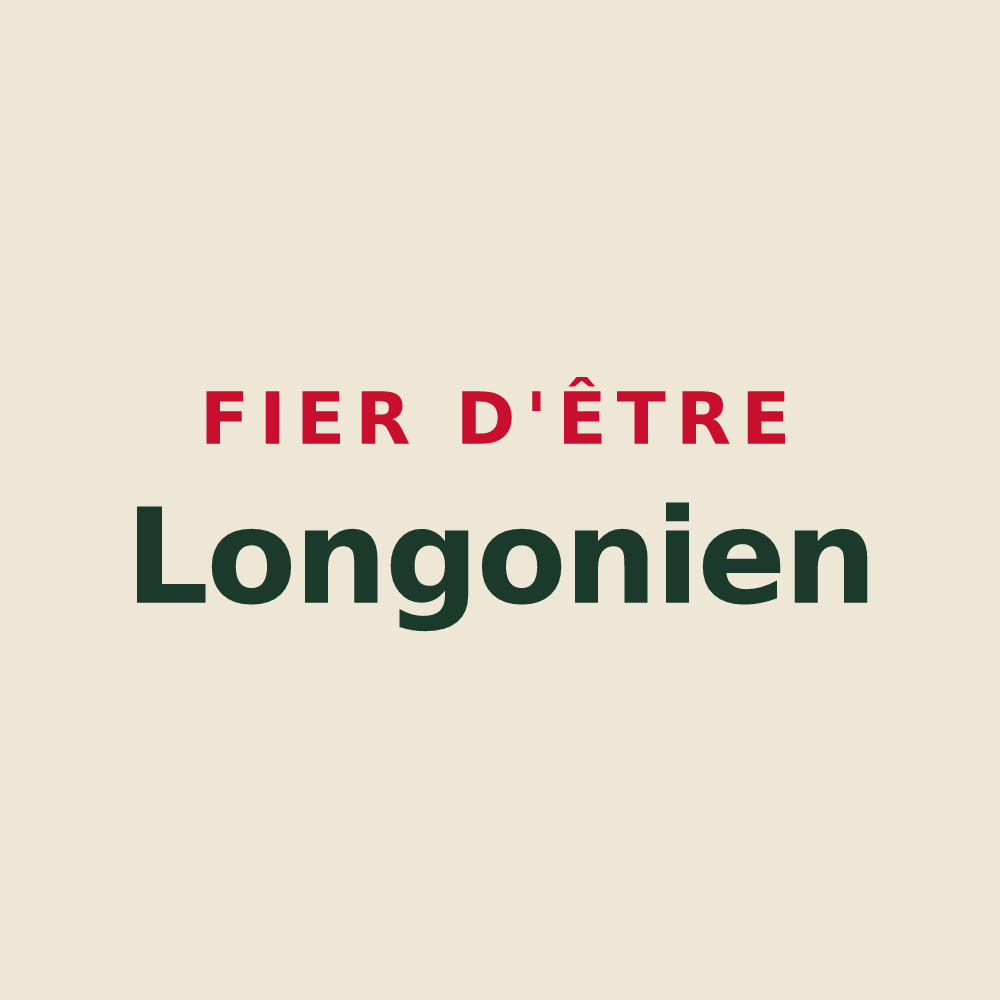 Tote bag « Fier d'être Longonien » — design pour Saint-Longis