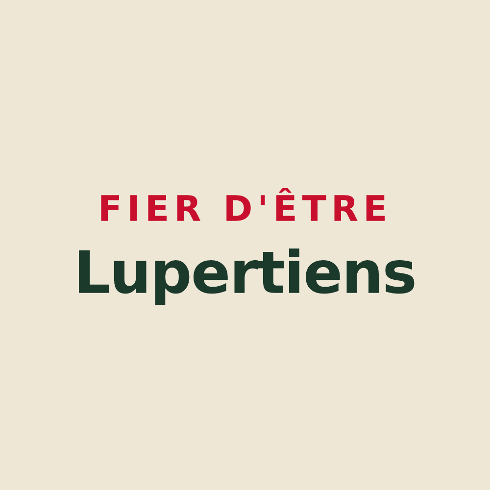 Tote bag « Fier d'être Lupertiens » — design pour Saint-Loubert