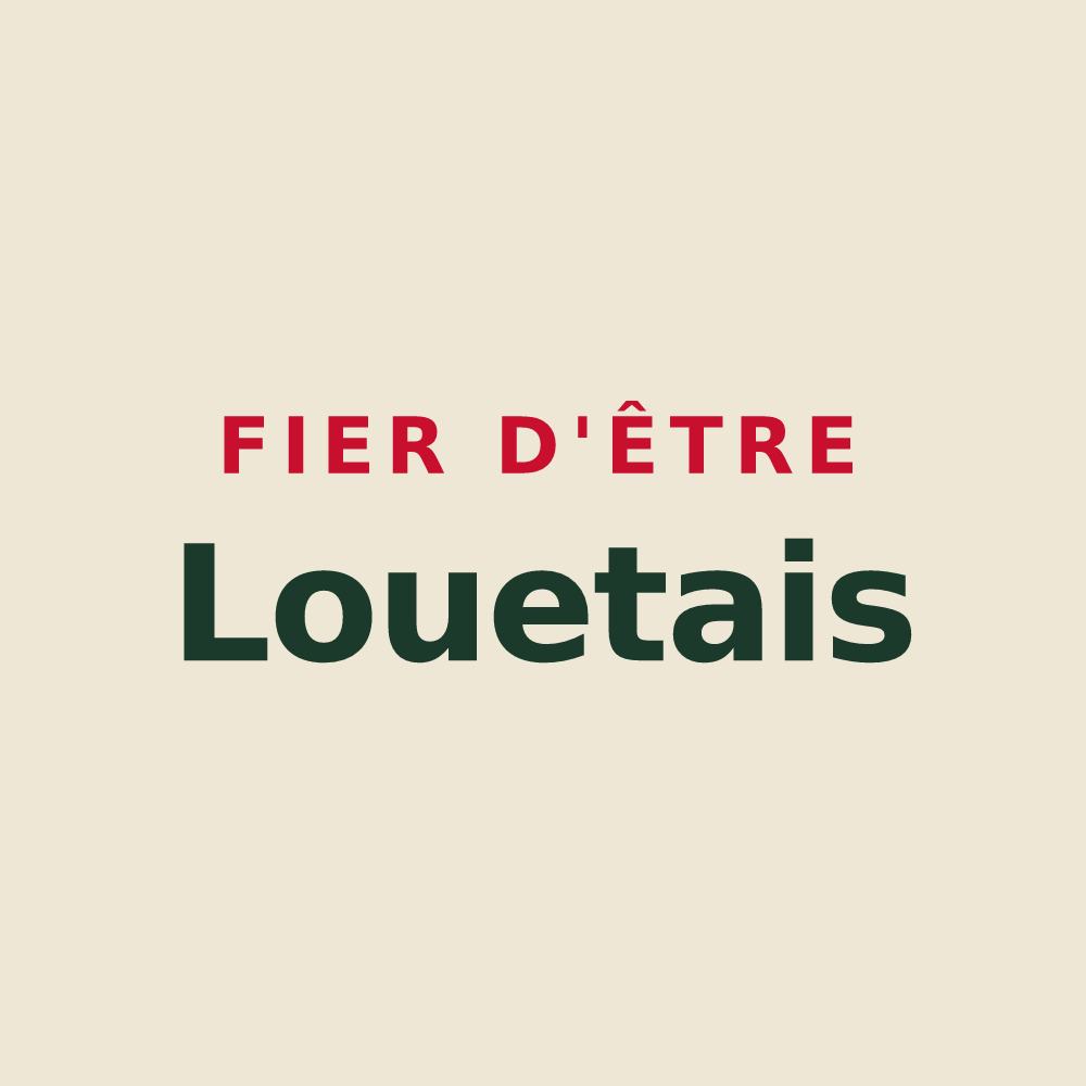 Tote bag « Fier d'être Louetais » — design pour Saint-Louet-sur-Vire