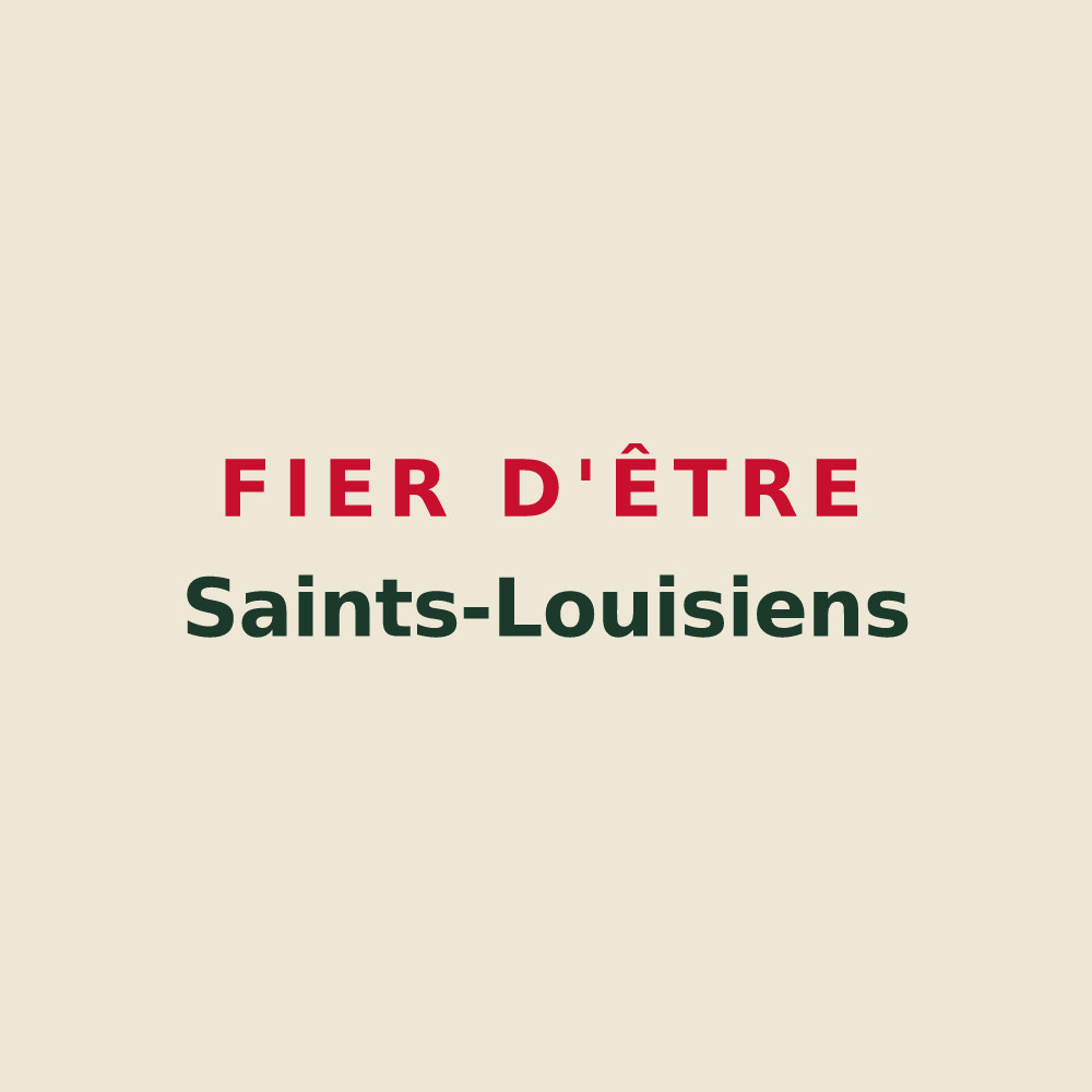 Tote bag « Fier d'être Saints-Louisiens » — design pour Saint-Louis