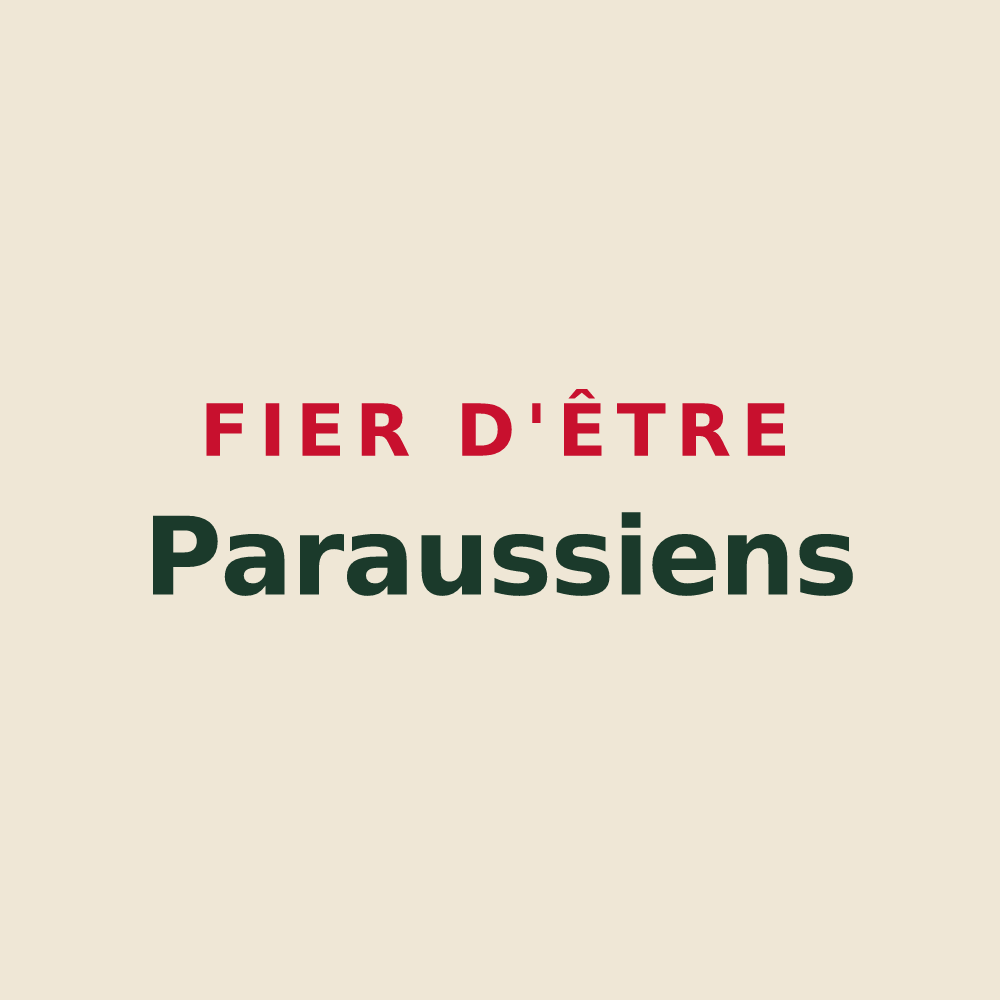 Tote bag « Fier d'être Paraussiens » — design pour Saint-Louis-et-Parahou