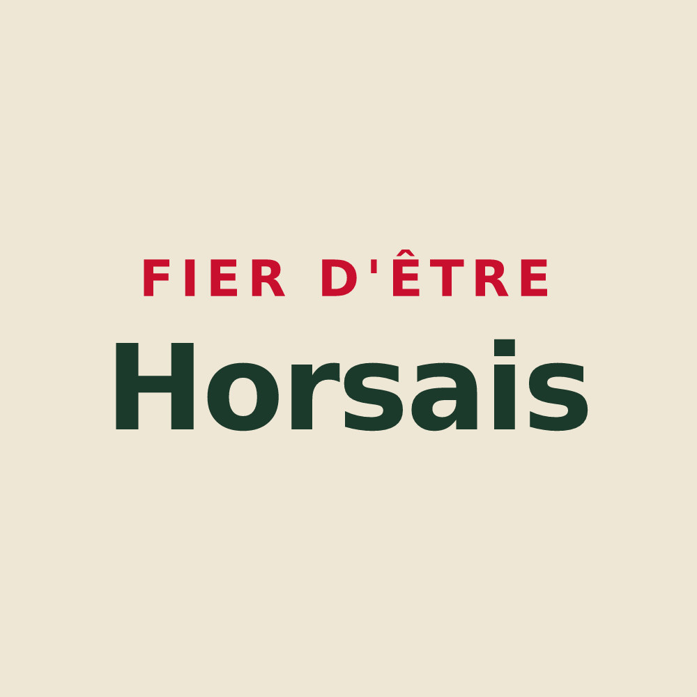 Tote bag « Fier d'être Horsais » — design pour Saint-Loup-Hors