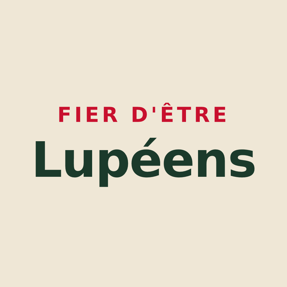 Tote bag « Fier d'être Lupéens » — design pour Saint-Loup