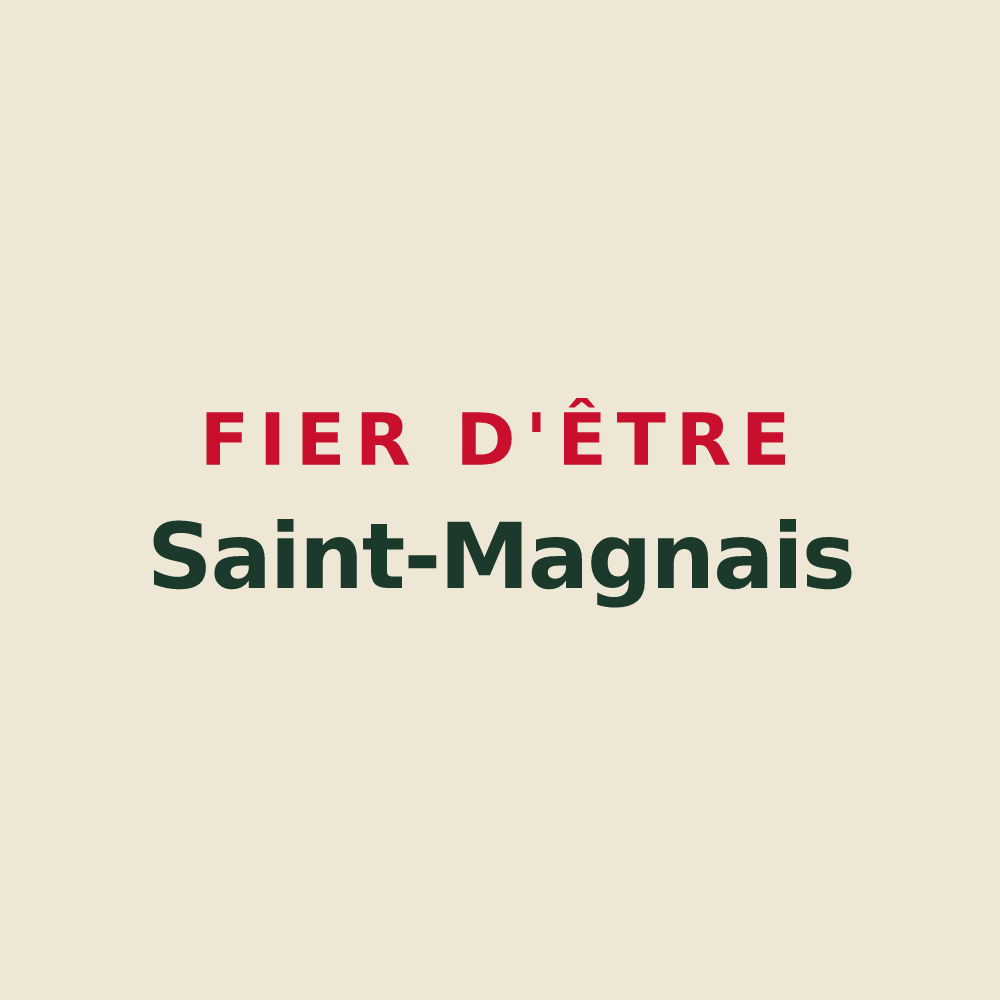 Tote bag « Fier d'être Saint-Magnais » — design pour Saint-Magne