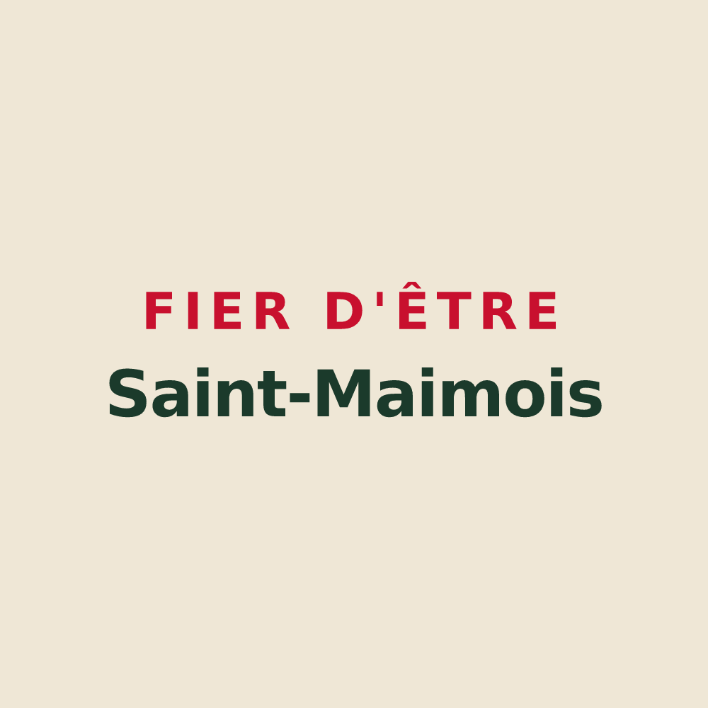 Tote bag « Fier d'être Saint-Maimois » — design pour Saint-Maime