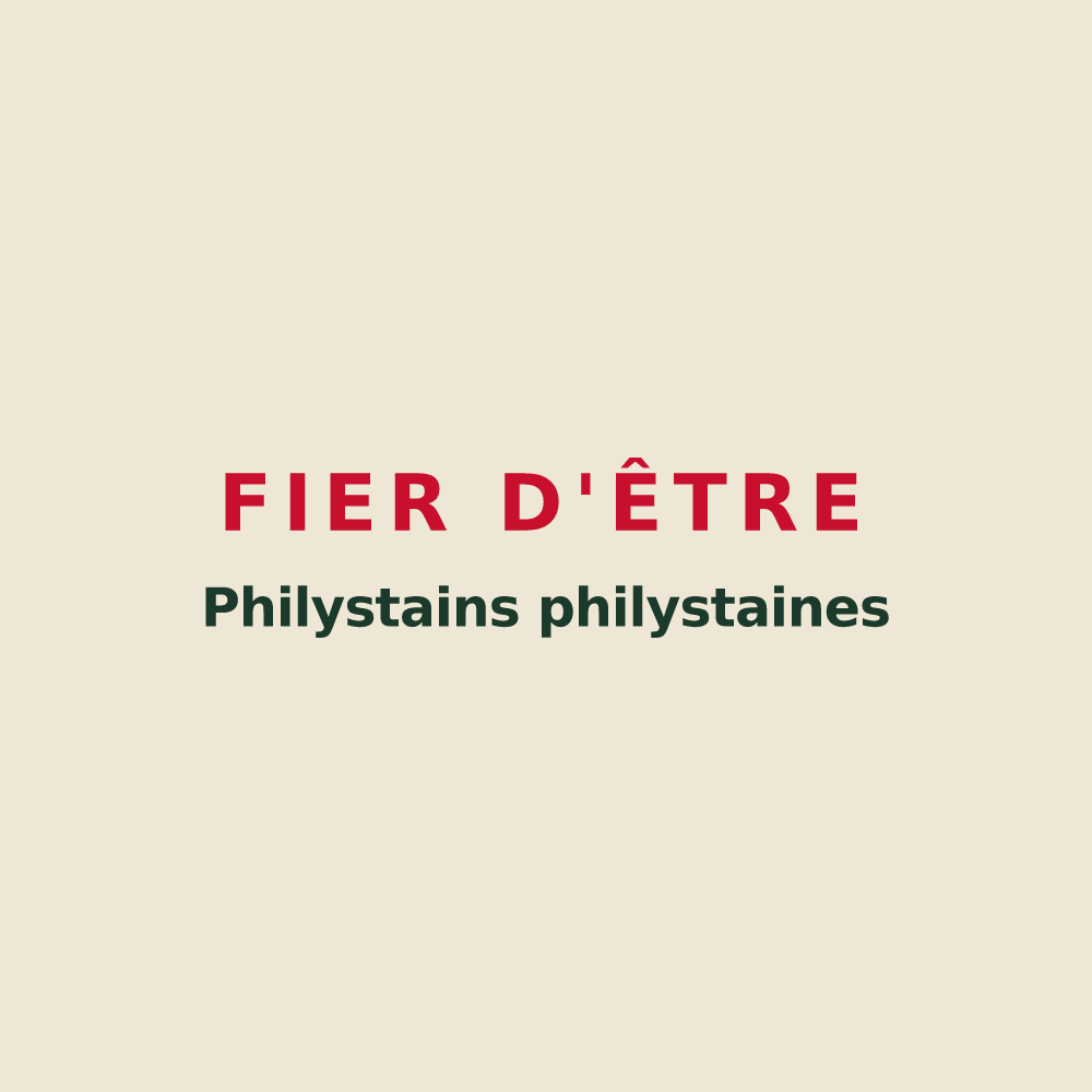 Tote bag « Fier d'être Philystains philystaines » — design pour Saint-Malo-de-Phily