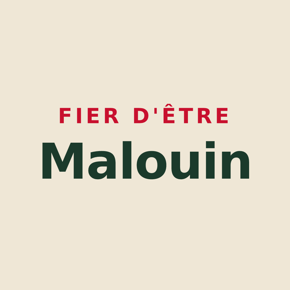Tote bag « Fier d'être Malouin » — design pour Saint-Malo